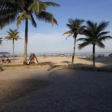 Apartamento Confortavel Com Ar Condicionado E Wi-Fi Na Aviacao Praia Grande Exterior photo